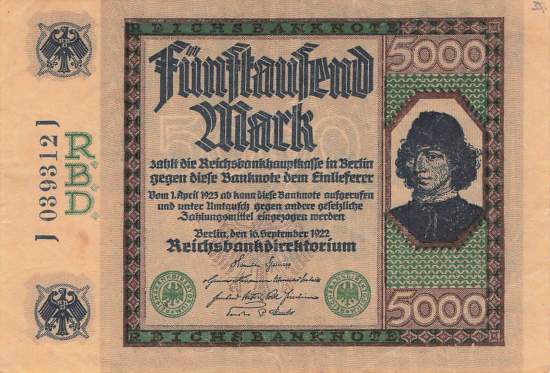 5000 Mark 1922